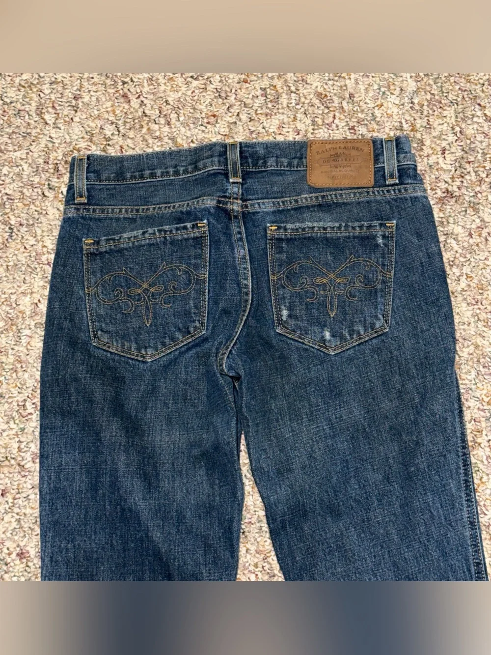 Ralph Lauren women's size 27 Dark Indigo Flare Jeans dungarees